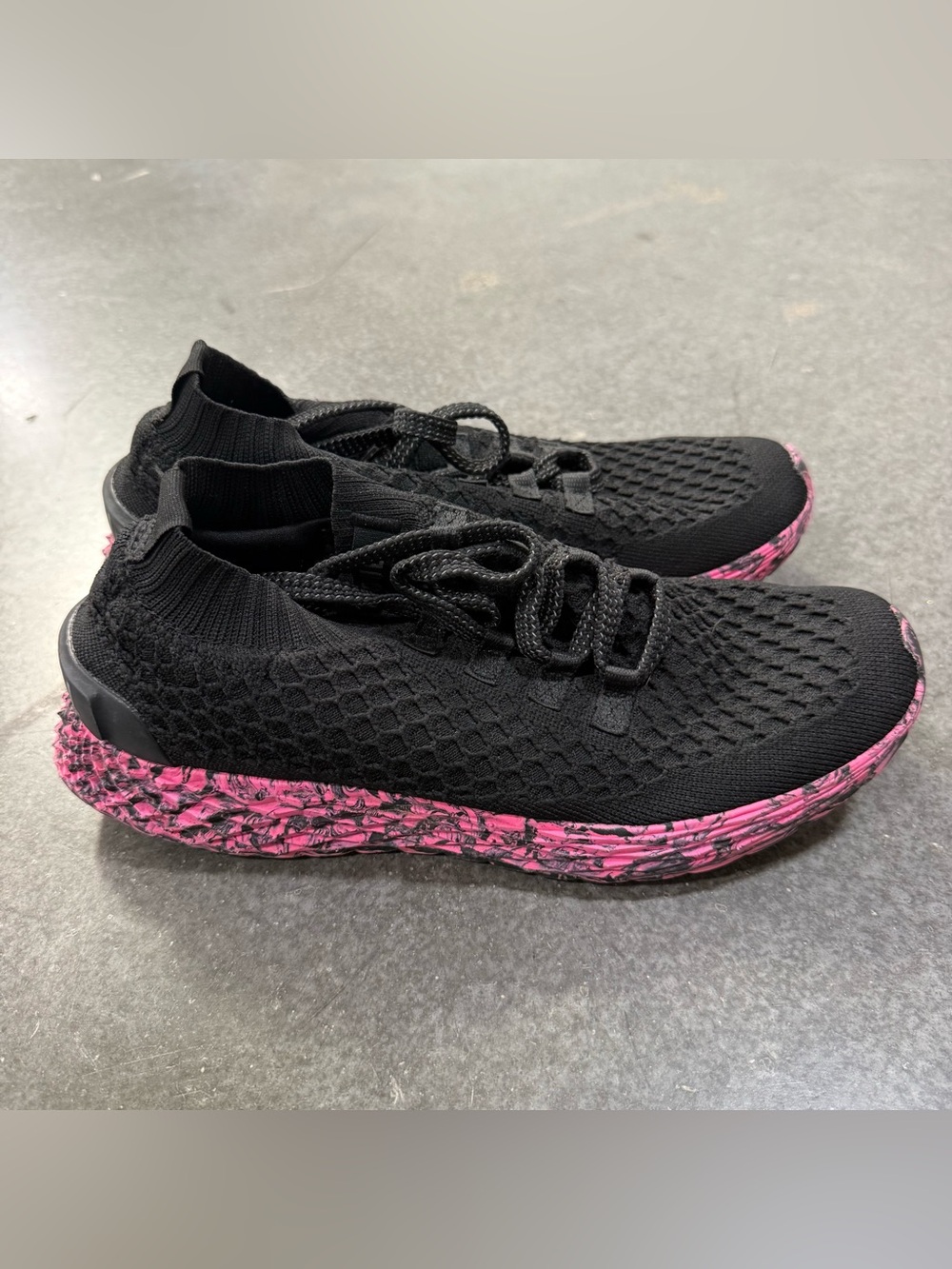 NOBULL All Day Knit Runner Black Pink Training Shoes, Women’s Size 8.5